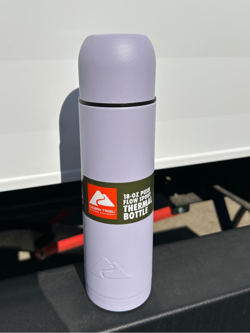 Ozark Trail Lavender Thermal Bottle with Push Flow Spout